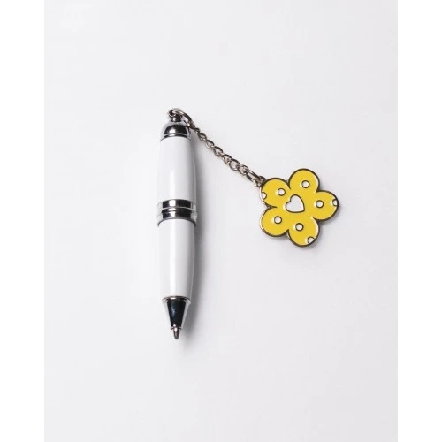 MINI PENNA BCO FIORE GIALLO