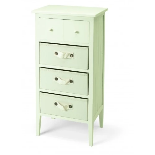 MOBILETTO CASSETTIERA LEGNO AVORIO