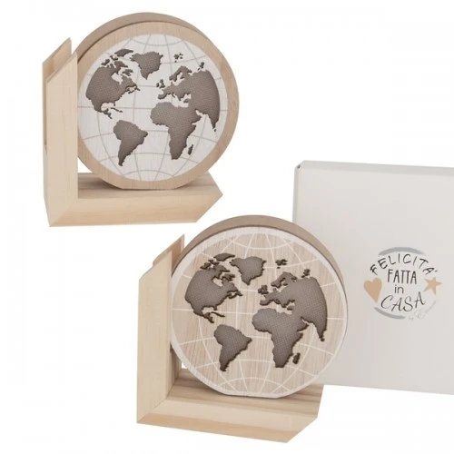 BOMBONIERA - MONDE LED H.11 CON BOX 