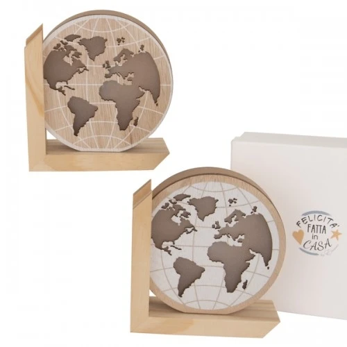 BOMBONIERA - MONDE LED H.14 CON BOX