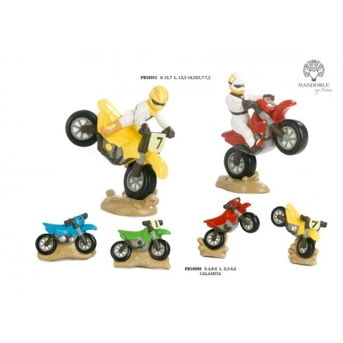 MOTO DA CROSS 6 CM. RESINA CALAMITA