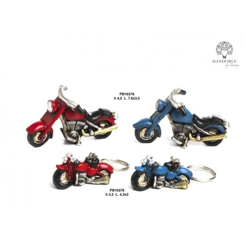 MOTOCICLETTA 7.6 CM. RESINA