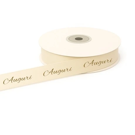 NASTRO AUGURI CREMA 15MM 25MT 
