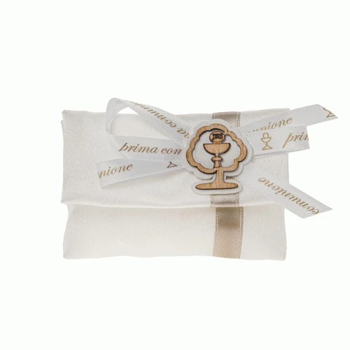 SACCHETTO CONFETTI NASTRO BUSTA CM.10X8 COMUNIONE 