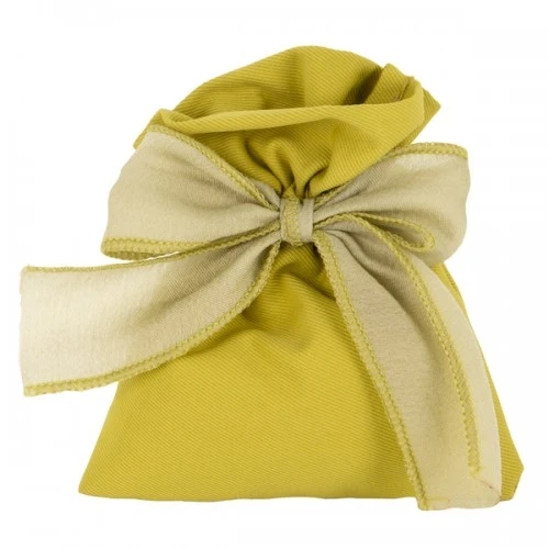 PORTA CONFETTI FIOCCO VERDE CM.10X12 