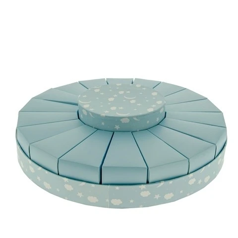 TORTA AZZURRA 18 PEZZI 30 CM