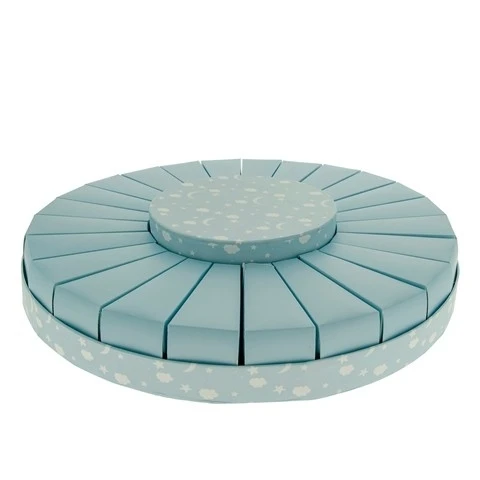 TORTA AZZURRA 24 PEZZI 38 CM