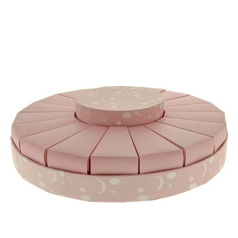 TORTA ROSA 18 PEZZI 30 CM