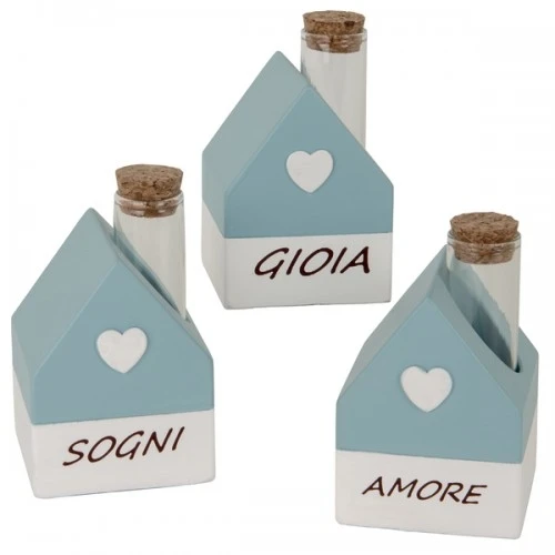 NICE CASA CIELO CM.6X6X8 C/FIALA PORTA CONFETTI