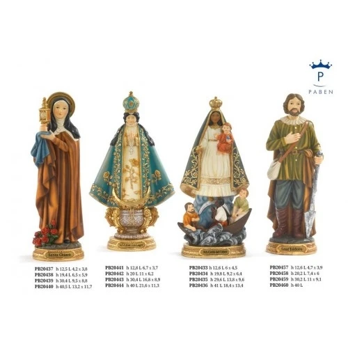 NOSTRA SIGNORA DELLA CARITA' DEL COBRE 41 CM. RESINA