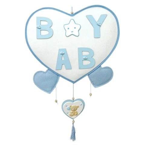 FESTONE NUVOLA BABY CELESTE CM.40X60 