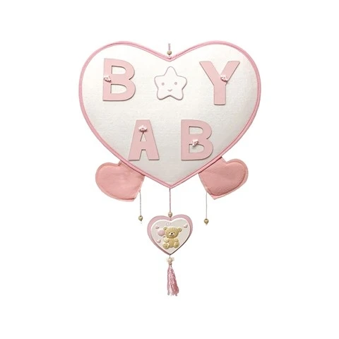 FESTONE NUVOLA BABY ROSA CM.28X40 
