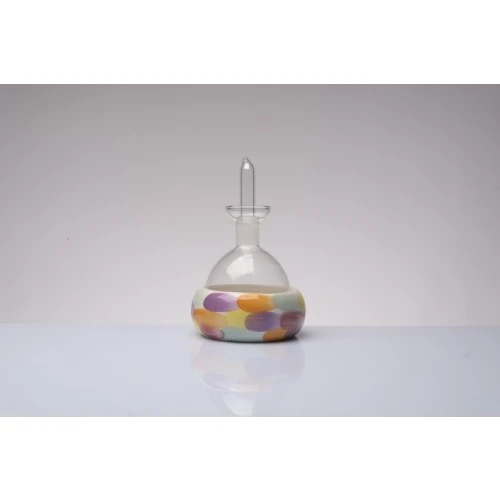 Bomboniera Solidale Matrimonio Cuorematto: Oliera in Vetro e Porcellana - Brush