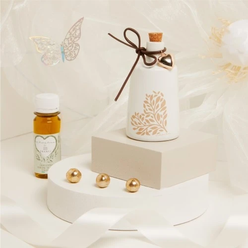 OLIERA PICCOLA DECORO CUORE CON OLIO - CLARALUNA 2025