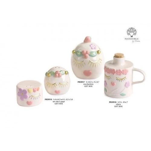 OLIERA VOLTO 9 CM. PORCELLANA G.BOX