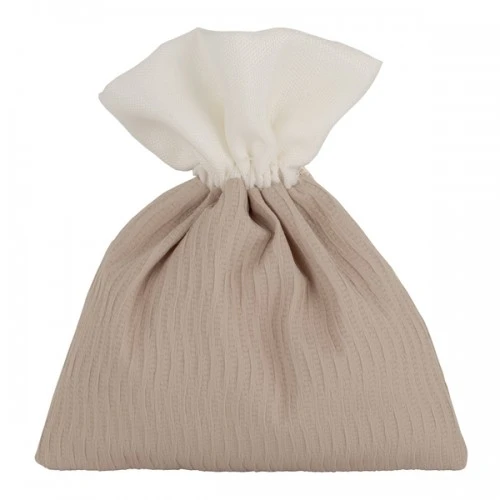 SACCHETTO CONFETTI ONDA BAG BEIGE CM.10X12