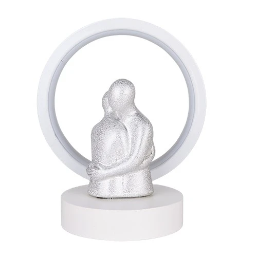 BOMBONIERA OPTIC COPPIA LUCE CM.15,5 H.18 