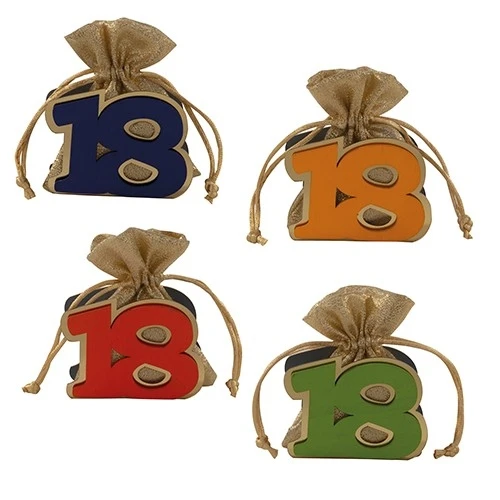 CONFETTI 18° COMPLEANNO BAG CM.8