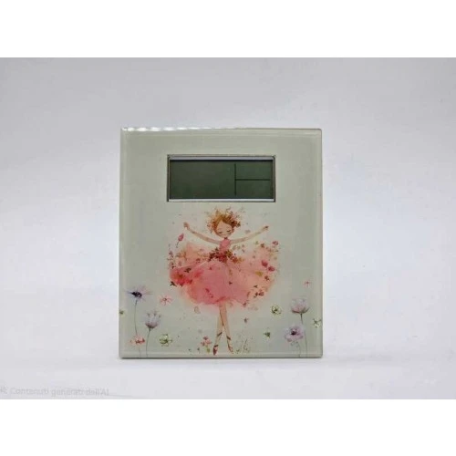 Orologio Vetro Ballerina Cuorematto - Bomboniera Solidale Comunione Bimba