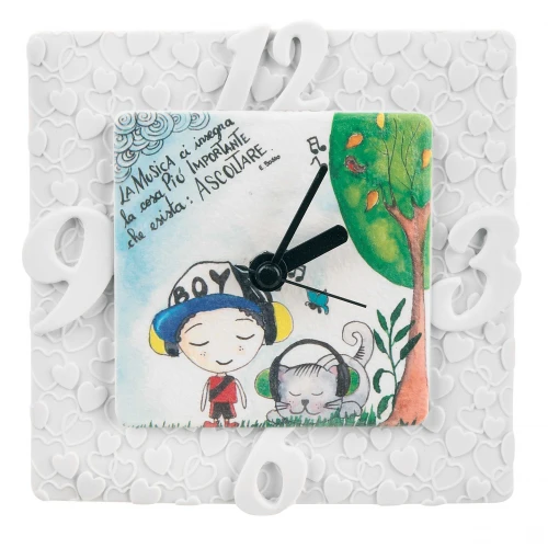 OROLOGIO BIMBO MUSICA 15x15
