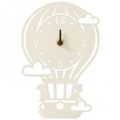 Orologio cameretta bambini panna