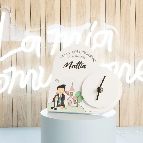 OROLOGIO CUORE COMUNIONE MASCHIO