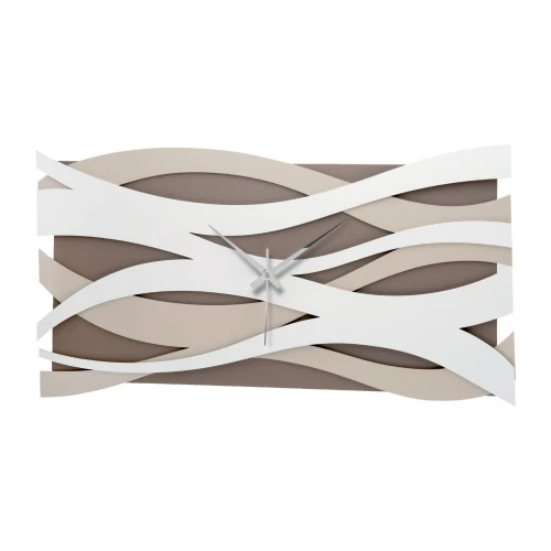 Orologio da parete in stile moderno a forma di onde