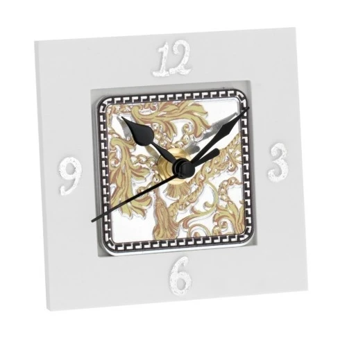 OROLOGIO QUADRATO 10X10 CON DECO MAIOLICA 1