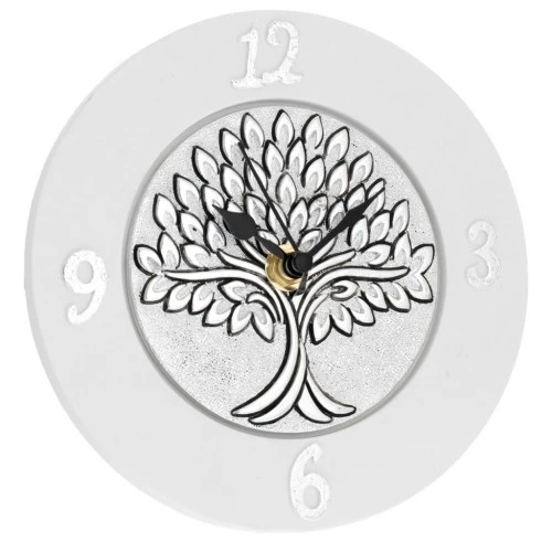 OROLOGIO TONDO D. 15 CON INSERTO ARGENTATO - ALBERO SPIGHE