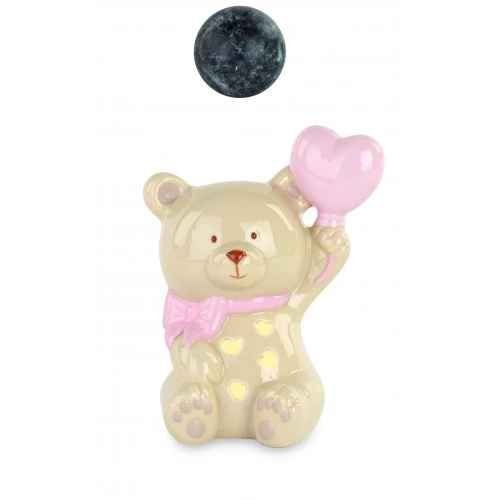 ORSETTA ROSA CON LED CON Scatola