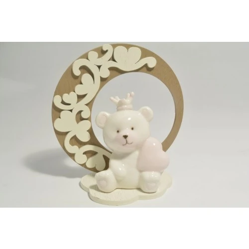 ORSETTO ROSA C/SUPPORTO