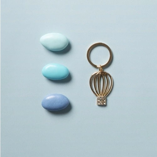 PORTA CHIAVI ORO MONGOLFIERA CM.3