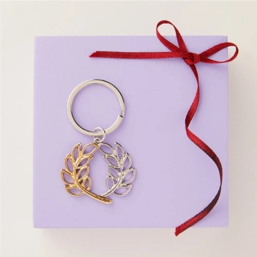 PORTACHIAVI GRANDE CORONA DI ALLORO - CLARALUNA 2025