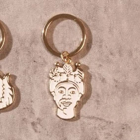 P.CHIAVI GRANDE ORO TESTA DI MORO