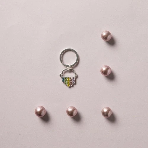 PORTACHIAVI SILVER ARCOBALENO CM.2,5