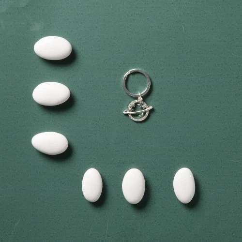 PORTACHIAVI SILVER MONDO CM.2,5