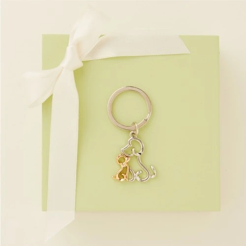 PORTACHIAVI PICCOLO COPPIA CANI - CLARALUNA 2025