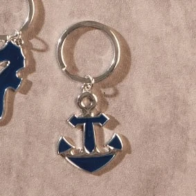 PORTACHIAVI PICCOLO SILVER ANCORA
