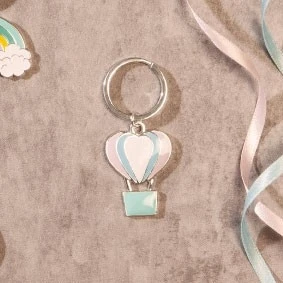 P.CHIAVI PICCOLO SILVER MONGOLFIERA