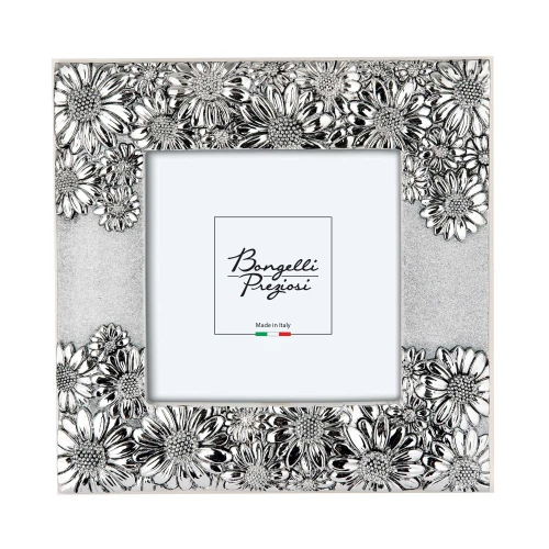 PORTAFOTO 15X15 MARGHERITE ARGENTO