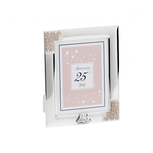 PORTA FOTO ARGENTO 25 ANNIVERSARIO