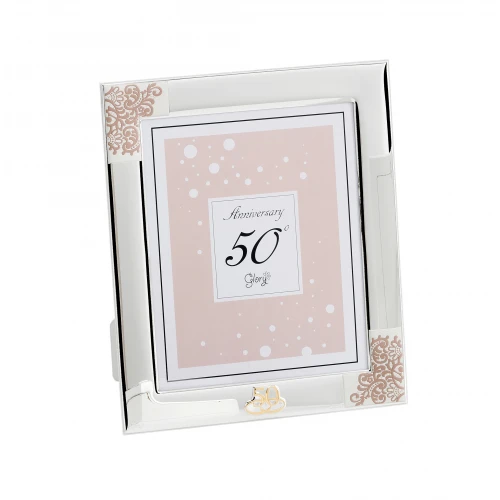 CORNICE 50 ANNI MATRIMONIO ARGENTO