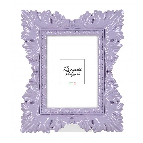 PORTAFOTO RESINA LACCATA BAROCCO INT.15X20 LILLA