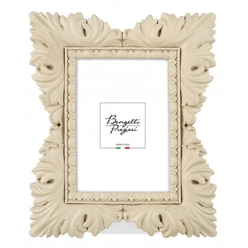 PORTAFOTO RESINA LACCATA BAROCCO INT.15X20 NOCCIOLA