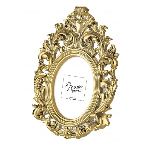 P.FOTO BAROCCO OVALE12X17 INT.6X9 ORO