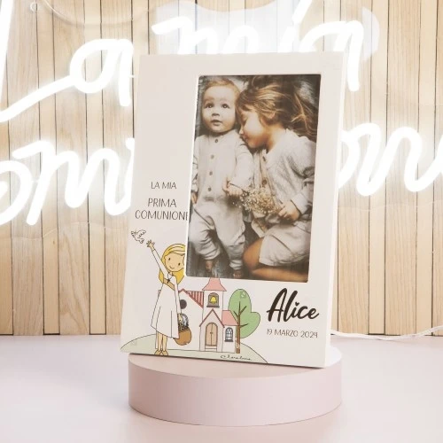 PORTAFOTO COMUNIONE FEMMINA