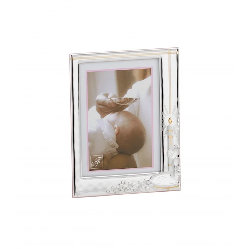 PORTAFOTO FONTE BATTESIMALE ROSA