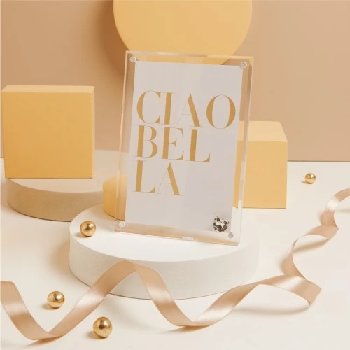 PORTAFOTO FOTO PLEX BIANCO CON CUORE - CLARALUNA 2025