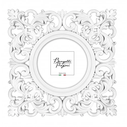 PORTAFOTO QUADRO BAROCCO INT.D.15 BIANCO