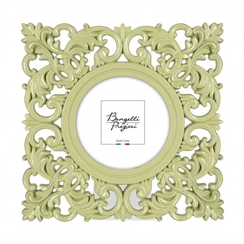 PORTAFOTO QUADRO BAROCCO INT.D15 VERDE